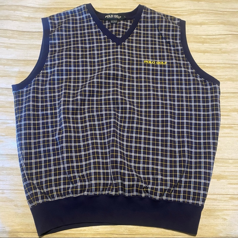 Vintage Polo Golf Vest L